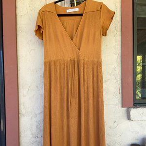 Christy Dawn Dawn Dress In Mustard Yellow Honey